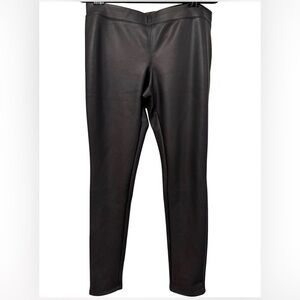 Express Black Faux Leather Leggings